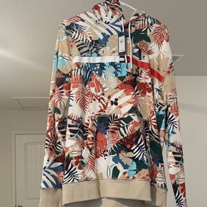 Tropical Print Hoodie.Mens Tommy Hilfiger Large.